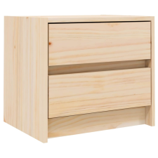 vidaXL tömör fenyőfa éjjeliszekrény 40 x 31 x 35,5 cm (836135) bútor