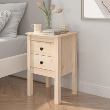 vidaXL tömör fenyőfa éjjeliszekrény 40 x 35 x 61,5 cm bútor