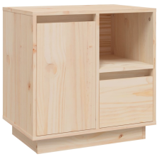 vidaXL tömör fenyőfa éjjeliszekrény 50 x 34 x 50 cm (814479) bútor