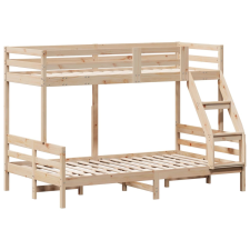 vidaXL tömör fenyőfa emeletes ágy 90x200/120x200 cm (3207185) ágy és ágykellék