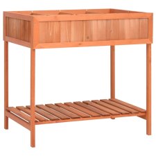 vidaXL tömör fenyőfa fűszernövény-ültető 80 x 60 x 80 cm (170882) kerti tárolás
