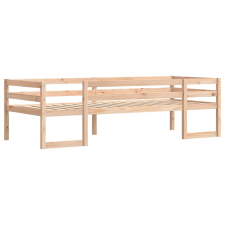 vidaXL tömör fenyőfa gyerekágykeret 90 x 200 cm ágy és ágykellék