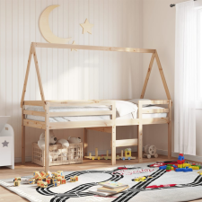 vidaXL tömör fenyőfa gyerekágytető 209 x 95,5 x 88 cm ágy és ágykellék