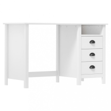 vidaXL tömör fenyőfa íróasztal 3 fiókkal Hill Range 120x50x74 cm íróasztal