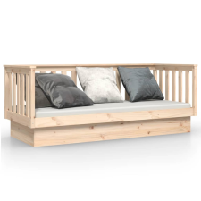 vidaXL tömör fenyőfa kanapéágy 75 x 190 cm (821574) ágy és ágykellék