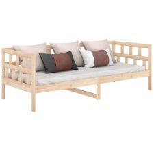 vidaXL Tömör fenyőfa kanapéágy 90 x 190 cm bútor