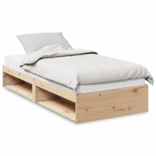 vidaXL tömör fenyőfa kanapéágy matraccal 80 x 200 cm ágy és ágykellék