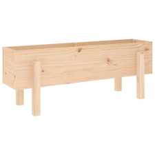 vidaXL tömör fenyőfa kerti magaságyás 101 x 30 x 38 cm (825184) kerti tárolás