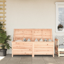 vidaXL Tömör fenyőfa kerti tárolóláda 150x50x56,5 cm kerti tárolás