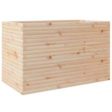 vidaXL tömör fenyőfa kerti virágláda 110 x 60 x 68,5 cm kerti tárolás