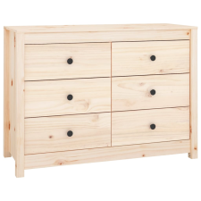 vidaXL tömör fenyőfa kisszekrény 100 x 40 x 72 cm (821764) bútor