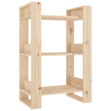 vidaXL tömör fenyőfa könyvszekrény/térelválasztó 60x35x91 cm (813879) bútor