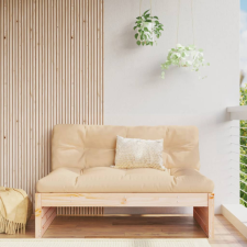 vidaXL tömör fenyőfa középső kanapé 120 x 80 cm kerti bútor