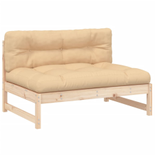 vidaXL tömör fenyőfa középső kanapé 120 x 80 cm (825730) kerti bútor