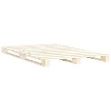 vidaXL tömör fenyőfa raklap ágykeret 200 x 200 cm (285240) ágy és ágykellék