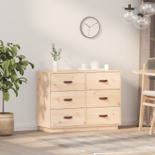 vidaXL tömör fenyőfa tálalószekrény 100 x 40 x 75 cm bútor
