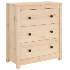 vidaXL tömör fenyőfa tálalószekrény 70 x 35 x 80 cm (813734) bútor