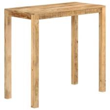 vidaXL tömör mangófa bárasztal 112 x 55 x 108 cm bútor