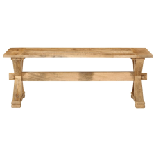vidaXL tömör mangófa dohányzóasztal 110 x 52 x 40 cm (354990) bútor