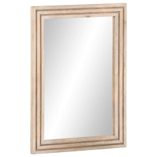 vidaXL tömör mangófa és üveg fürdőszobatükör 50 x 70 cm fürdőszoba bútor