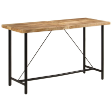 vidaXL tömör mangófa és vas bárasztal 180 x 70 x 107 cm bútor