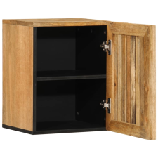 vidaXL tömör mangófa falra szerelhető fürdőszobaszekrény 38x34x48 cm (377534) fürdőszoba bútor