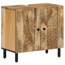vidaXL tömör mangófa fürdőszobai mosdószekrény 62 x 33 x 58 cm fürdőszoba bútor