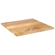 vidaXL tömör mangófa négyzet alakú asztallap 70x70x2,5 cm (371474) bútor