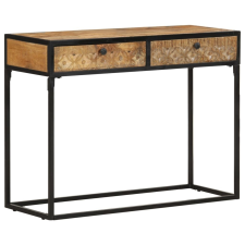 vidaXL tömör mangófa tálalóasztal 100 x 35 x 75 cm bútor