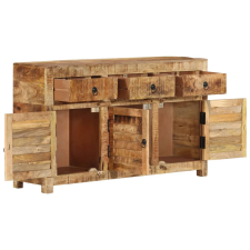 vidaXL tömör mangófa tálalószekrény 110 x 30 x 65 cm (338427) bútor
