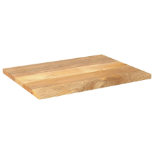 vidaXL tömör mangófa téglalap alakú asztallap 80x60x3,8 cm (371533) bútor