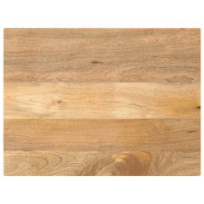 vidaXL tömör mangófa téglalap alakú asztallap 90x70x3,8 cm bútor