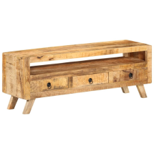 vidaXL tömör mangófa TV-szekrény 110 x 30 x 40 cm bútor