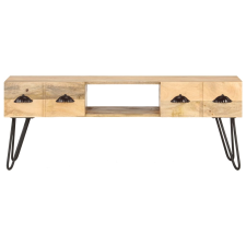 vidaXL tömör mangófa TV-szekrény 120 x 35 x 45 cm (321790) bútor