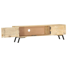vidaXL tömör mangófa TV-szekrény 140 x 30 x 40 cm (286152) bútor
