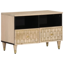 vidaXL tömör mangófa TV-szekrény 70 x 33 x 46 cm bútor