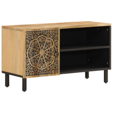 vidaXL tömör mangófa TV-szekrény 80 x 31 x 46 cm (358227) bútor