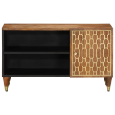 vidaXL tömör mangófa TV-szekrény 80 x 33 x 46 cm bútor
