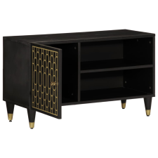 vidaXL tömör mangófa TV-szekrény 80x31,5x46 cm bútor