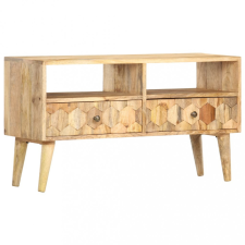 vidaXL tömör mangófa TV-szekrény 90 x 30 x 50 cm bútor