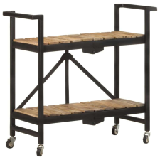 vidaXL tömör mangófa zsúrkocsi 87 x 36 x 81 cm bútor