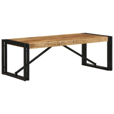 vidaXL tömör nyers mangófa dohányzóasztal 100 x 50 x 35 cm bútor
