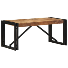 vidaXL tömör nyers mangófa dohányzóasztal 80x40x35 cm bútor