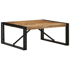 vidaXL tömör nyers mangófa dohányzóasztal 80x80x35 cm bútor