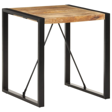 vidaXL tömör nyers mangófa étkezőasztal 70 x 70 x 75 cm bútor