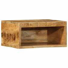 vidaXL tömör nyers mangófa falra szerelhető TV-szekrény 40x30x19 cm bútor