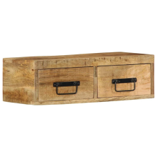 vidaXL tömör nyers mangófa falra szerelhető TV-szekrény 60x30x19 cm bútor