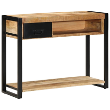 vidaXL tömör nyersfa mangófa tálalóasztal 100 x 35 x 75 cm bútor