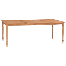 vidaXL tömör tíkfa Batavia asztal 200 x 100 x 75 cm bútor
