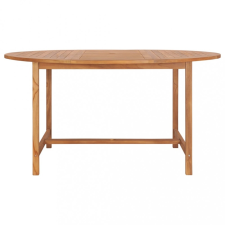 vidaXL Tömör tíkfa kerti asztal 150 x 76 cm kerti bútor